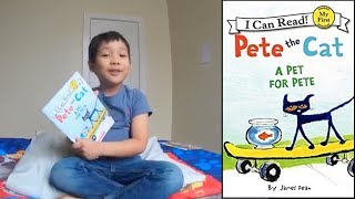 少儿英文绘本阅读  Pete the Cat   A Pet For Pete