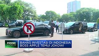 Bahas Investasi di RI, Bos Apple Temui Jokowi di Istana Kepresidenan
