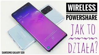 Jak działa bezprzewodowe ładowanie zwrotne Wireless PowerShare Samsung Galaxy S20+ 5G