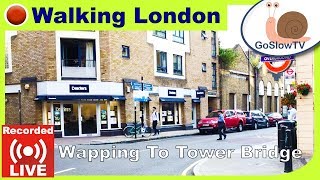 🔴 A walk around Wapping LIVE