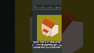 Create an Isometric Art in Inkscape #shorts
