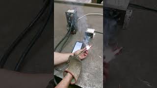 Amazing test of a spot welder transformer