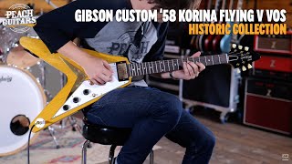 No Talking...Just Tones | Gibson Custom Shop 1958 Korina Flying V VOS Historic Collection