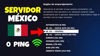 *NUEVO* CÓMO JUGAR EN EL SERVIDOR DE MÉXICO EN FORTNITE! NUEVO SERVIDOR DE MÉXICO EN FORTNITE! 2025