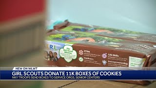 Girl Scouts of NKY donate 11,000 boxes of cookies to senior facilities, social service organizations