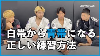 初心者から青帯(中級者)になるにはどのような練習をしたら上達出来るのか具体的に説明します