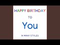 Happy Birthday To You - Normal