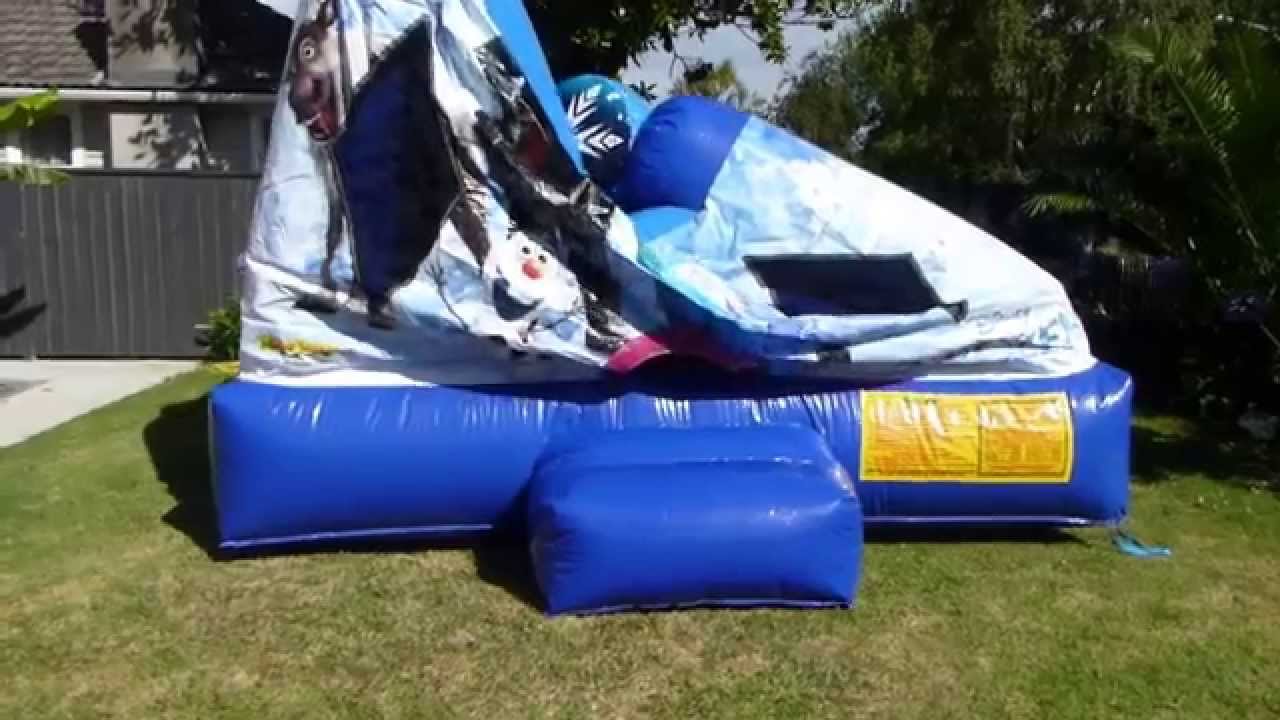 Disney Frozen Bouncy Castle - YouTube