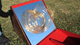 Original Yaacov Agam Kinetic Art Sculpture Moving Beating Heart