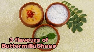 3 flavours of Buttermilk | Buttermilk in 3 flavours