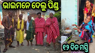 ଭାଇମାନେ ଦେଲୁ ଜେଜେମା ଙ୍କୁ ପିଣ୍ଡ | ୧୨ ଦିନରେ ଘରେ କଣ ସବୁ ହେଲା | Sad vlog 🥺 | Sagar Kajal Odia Vlogs 💞 |