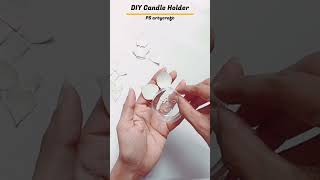 Candle Holder | Home Decor | waste bottle art |DIY creative art and craft ideas #shorts