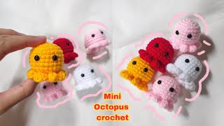 Tutorial Mini Amigurumi Crochet | Boneka gurita rajut bahasa Indonesia | Hellowin (Eng sub)