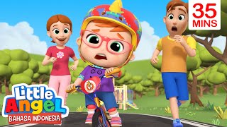 Ayo Belajar Naik Sepeda Bersama🚴🏽Lagu Anak | Little Angel Bahasa Indonesia