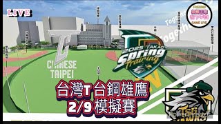 [職棒野球魂2024-2025]  #112 2/9   Team Taiwan   台鋼雄鷹  模擬交流賽