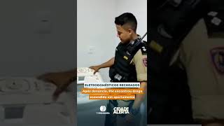 ELETRODOMÉSTICOS RECHEADOS: PM encontra droga escondida em apartamento | Cidade Alerta Minas