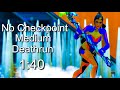 (1:40) No Checkpoint Medium Deathrun World Record - Fortnite Creative (Console) Speedrun