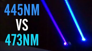 Laser Pointers: 445nm vs 473nm Comparison