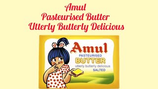 Amul pasteurised butter utterly butterly delicious