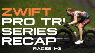 Zwift pro Tri Series Recap || 1-3