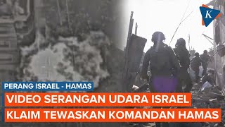 Detik-detik Serangan Israel dari Udara Hantam Gaza, Diklaim Tewaskan Komandan Hamas