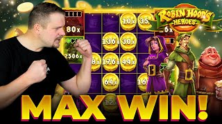 ANOTHER INSANE MAX WIN ON ROBIN HOOD'S HEROES - WITH CASINODADDY 🏹🤑