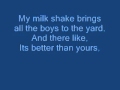 Kelis - Milkshake Lyrics