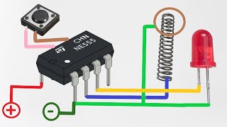 How to Make a Vibration Sensor with NE555 Great idea You Haven't Seen It Before