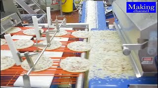 Great machine! Automatic manufacturing process of pizza