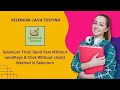 How to Enter Text in TextBox Without sendKeys & Click Button Without click() in Selenium