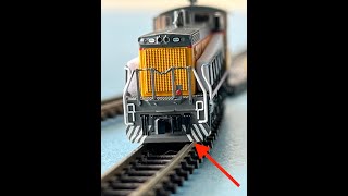 American Z Line AZL SW1500 fix for getting stuck on rails