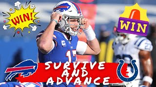 Bills SURVIVE AND ADVANCE: Josh Allen leads Buffalo to first playoff in 25 years