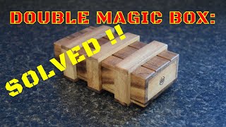 How To Solve The Double Magic Box #shorts