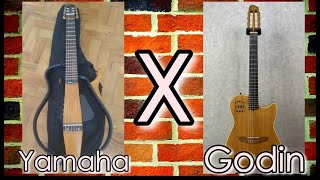 violão Yamaha Silent X violão Godin Multiac SA