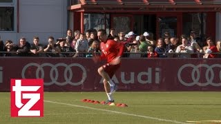 Franck Ribéry: Fans jubeln ihm zu - Franzose flitzt wieder im Training - FC Bayern