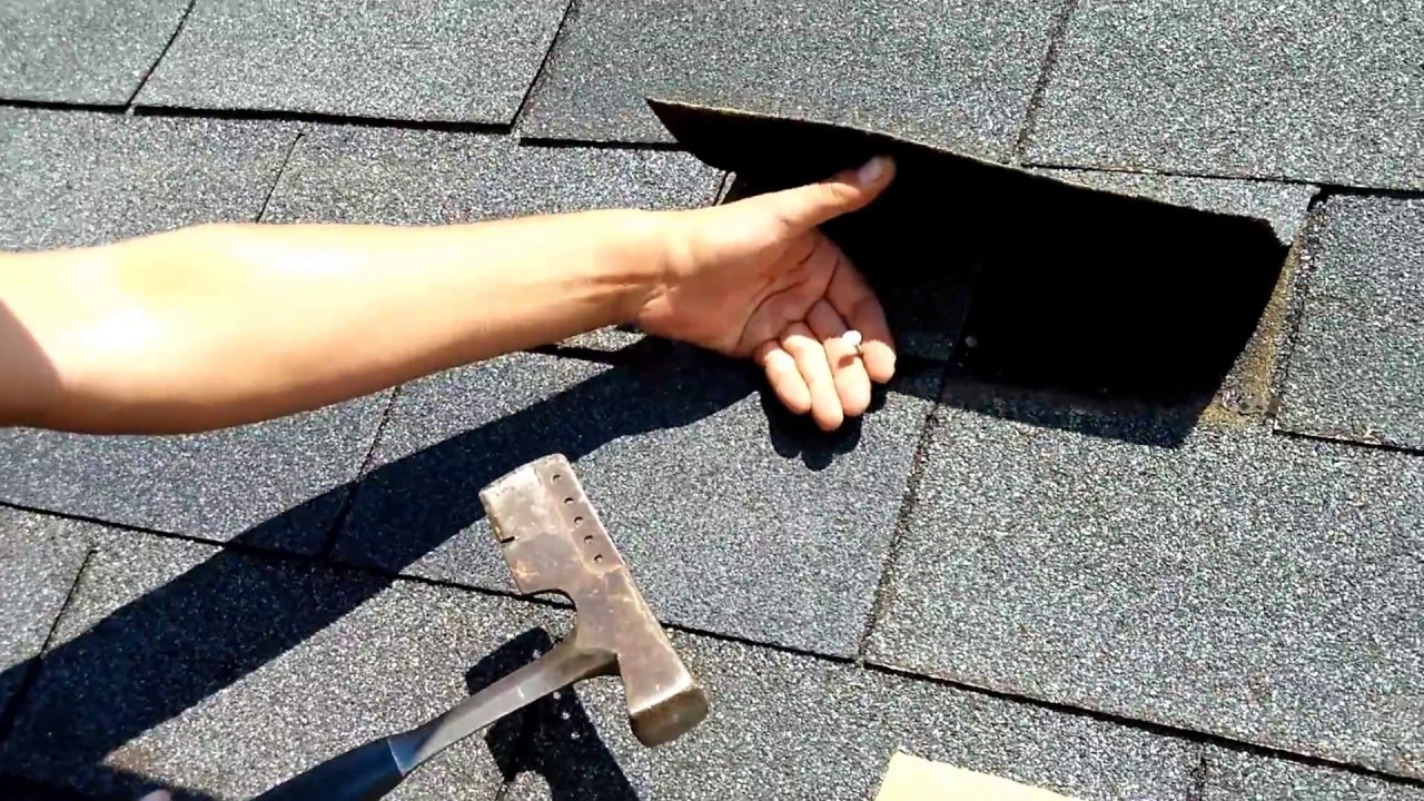 How To Replace A Roof Shingle (The RIGHT Way!) - YouTube