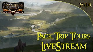 Exploring The Lord of the Rings Middle Earth - A Pack Trip Tour - LOTRO [🔴Livestream ] [ 1440p 2k ]