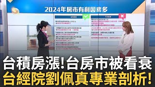 金龍年房市要跌不易? 台經院劉佩真:資金解禁+房產避險 2024年台房市回溫?住宅.商用不動產各有表現 台經院剖析!｜王志郁 主持｜20240426｜Catch大錢潮 feat.劉佩真