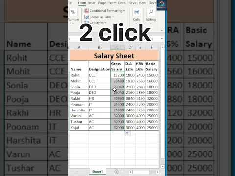 5 formas inteligentes de arrastrar en Excel #shortsvideo #excel #tipsandtricks #trendingshorts #shortcutkeys