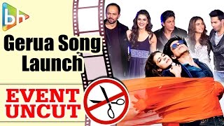 Gerua OFFICIAL Song Launch | Shahrukh Khan | Kajol | Kriti Sanon | Varun Dhawan