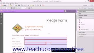 Distributing Forms - Adobe Acrobat XI Training Tutorial Course