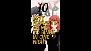 Best romantic anime series/movies to binge in one night.