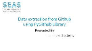 #5. How to extract project's commits | PyGithub | SEAS Research Lab