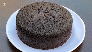 Moist Chocolate Cake without Oven | sponge cake recipe without oven| Fondant Cake Sponge |Fudge cake