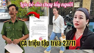 Trưa 27/11: Toà Án Gửi Công Văn Ngày Xử Cô 6 Đổ Bệnh Xin Vắng Mặt, A2 Bị CA Triệu Tập Cầu Cứu Lele?