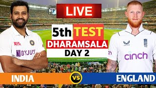 🔴Live :- India vs England 5th test Day 2 Live  | IND VS ENG  5th test Live Commentary | #indvseng