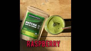 Raspberry Matcha Latte