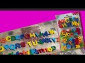 Magnetic letters, numbers, symbols (unboxing) 89 pieces//educational toys reading for kids #shorts