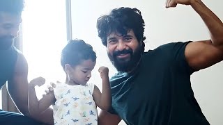 Sivakarthikeyan Surprise Video 😍 Workout With Son Gugan Doss | SK Amaran Transformation