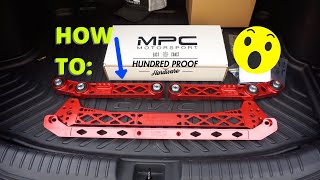 HOW TO INSTALL MPC SUBFRAME TIE BAR LCA'S! INTEGRA/CIVIC